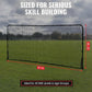 Trigon Sports Soccer Rebounder Net, 6’ x 12’ Bounce Back Net Soccer Goals for Backyard, Easy Setup, Kick Back Trainer for Passing, Ball Control & Volley Practice for Kids, Teens & Adults