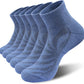 Lapulas 6 Pack Men's Ankle Socks with Cushion, Cotton Quarter Socks for Sport Training Running