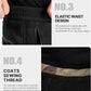 FREE SOLDIER Men's Outdoor Softshell Fleece Lined Cargo Pants Snow Ski Hiking Pants with Belt