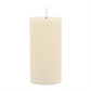 Ivory Wax 3D Flameless Pillar Candles