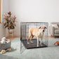 Amazon Basics Durable, Foldable Metal Wire Dog Crate with Tray, Single Door, 48 x 30 x 32.5 in, Black