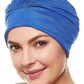 BEEMO Swim Caps for Women Swimming Turban Polyester Latex Lined Pleated for Ladies