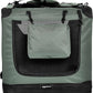 Amazon Basics Folding Portable Soft Pet Dog Crate Carrier Kennel, 36 x 24 x 24 inches, Grey