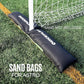 QUICKPLAY Pro Alu Training Frame - Flat Soccer Goal - Double-Sided Design - Durable Aluminum Construction - Base and Ground Stake for Multi-Surface - Available 2 Sizes Full Size Goal