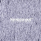 Stoutwool Indestructible Dog Bed - Fluffy Chew Proof Dog Crate Pad - Tough Kennel Pad for Aggressive Chewers - Washable, Ideal for Medium Breeds & Fits 30-Inch Crate - 29"x18", Jacaranda