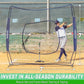 GoSportsGoSports Team Tone 7' x 7' Baseball & Softball Practice Hitting & Pitching Nets in Team Colors
