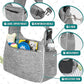 PetAmi Small Dog Sling Carrier, Soft-Sided Crossbody Puppy Carrying Purse Bag, Adjustable Sling Pet Pouch to Wear Medium Dog Cat Travel, Dog Bag for Traveling, Poop Bag Dispenser, Max 10 lbs, Gray
