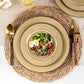 GBHOME Ceramic Dinnerware Sets,12 pcs Embossed Elegant Stoneware Plates and Bowls Sets, Housewarming Wedding Gift | Dishwasher & Microwave Safe | Dishes Set Service for 4