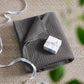 Bedsure 100% Cotton Blanket Queen Size for Bed - Breathable and Soft, Waffle Weave Blanket for Summer, Thick Cozy Fall Blankets for Women Gift, Dark Grey, 90x90 Inches