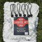 Velocity Heavy Duty Black & White Lacrosse Net - Fits 6’x6’x7’ Goals - Weatherproof, UV Resistant 1000D High-Strength Polyester - Comes with 100+ Feet of Lacing Cord and 4 Quick Ties
