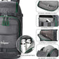 Unigear Ski Boot Bag Backpack for Helmet 50L/70L, Goggles, Gloves, Skis, Snowboard & Accessories (Gray)