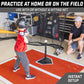GoSports Baseball & Softball Batting Tees - Choose Jr. or Standard - Adjustable Rubber Hitting Tee