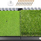 SAPLIZE Foldable Heavy-Duty Golf Hitting Mat, Practice Mat with 10mm EVA Rubber Backing, Larger Size for Indoor/Outdoor Swing and Chipping Practice, Anti-Deformation