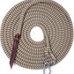 22' Long Line with SS O Ring and Carabiner (Brown Beige)