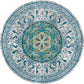 Knsbk Large Round Yoga Mat 4.6'X3.5mm for Exercise Premium Extra Thick, Ultra Comfortable, Non Slip, Meditation Mat