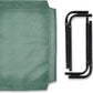 Amazon Basics Cooling Breathable Elevated Dog Bed with Metal Frame for Small Dogs, 36 x 22 x 7.5 Inch, Green