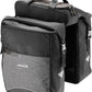 Ibera Bike Bag MIK Panniers 52.7L for Ebikes - Clip-On bike Bags For Bicycles with Built-in Battery Holder & Rain Cover - Water-Resistant Bike Rack Bag with Reflective Trim - ONLY FOR MIK RACKS