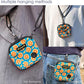 Dog Treat Pouch for Pet Walking and Training with Clicker Poop Bags Small Fanny Zipper Pack Holder for Puppy Snack Dispenser Kit for Leash and Outdoor Use (Fruit Orange)
