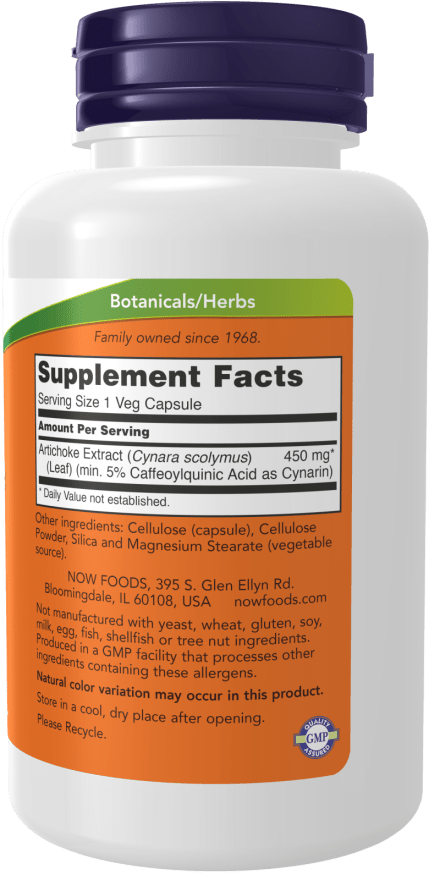 Artichoke Extract 450mg - NOW