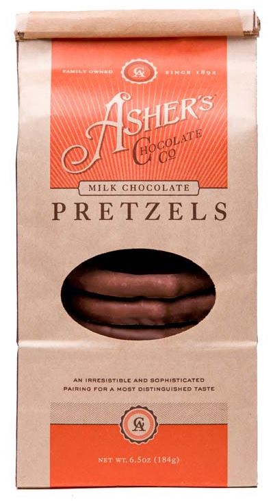Asher's Milk Chocolate Pretzels