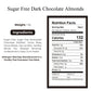 Andy Anand Sugar-Free Vegan Dark Chocolate Almonds, 1 lb – Plant-Based, Gluten-Free, Keto & Diabetic-Friendly, No Added Sugar Birthday Gift