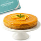 Andy Anand Gluten-Free Orange Cheesecake, 9-Inch, 2 lb – Freshly Baked, Real California Cream Cheese, No Preservatives, Birthday Gift Box
