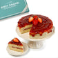 Andy Anand Traditional Strawberry Cake, 9-Inch, 2 lb – Freshly Baked, Real Strawberries, No Preservatives, Birthday & Celebration Gift Box