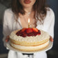 Andy Anand Sugar Free Swedish Strawberry Cream Cake (Jordgubbstårta), 2.5 lbs – Diabetic Friendly, No Sugar Added, Fresh Strawberries & Whipped Cream, Traditional Scandinavian Celebration Dessert