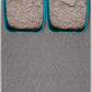 Pawkin Cat Litter Mat, Jumbo XX-Large, 4x3 Feet, Fits Two Litter Boxes or Extra Coverage for One Box, Gray