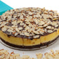 Andy Anand Fudge Brownie Cheesecake, 9-Inch, 2.8 lb – Halal, Real California Cream Cheese, No Preservatives, Birthday & Holiday Gift Box