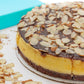 Andy Anand Fudge Brownie Cheesecake, 9-Inch, 2.8 lb – Halal, Real California Cream Cheese, No Preservatives, Birthday & Holiday Gift Box