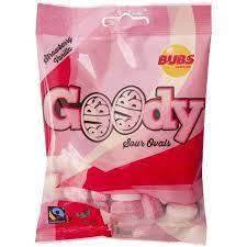 Bubs Swedish Candy Strawberry Vanilla - Goody