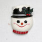 Paper Mache Frosty the Snowman Face Wall Mount