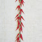 String of Artificial Small Red Chili Peppers