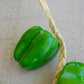 String of Artificial Green Bell Peppers
