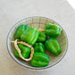 String of Artificial Green Bell Peppers