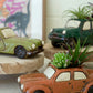 Vintage Car Ceramic Planter