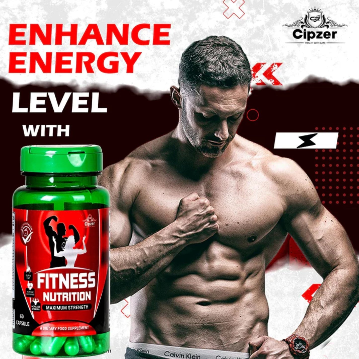 Cipzer Fitness Nutrition Maximum Strength Capsules