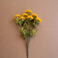 Artificial Mustard Ball Dahlia Bundle