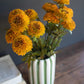 Artificial Mustard Ball Dahlia Bundle