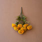 Artificial Mustard Ball Dahlia Bundle