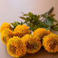 Artificial Mustard Ball Dahlia Bundle