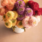 Artificial Purple Ball Dahlia Bundle
