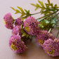 Artificial Purple Ball Dahlia Bundle