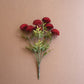 Artificial Red Ball Dahlia Bundle