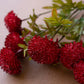 Artificial Red Ball Dahlia Bundle