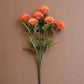 Artificial Orange Ball Dahlia Bundle