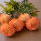 Artificial Orange Ball Dahlia Bundle