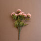 Artificial Light Pink Ball Dahlia Bundle