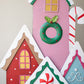 Painted Metal Christmas Village